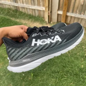 Hoka One One Men’s Mach 5 Black Athletic Running Shoes Sz 12D F27223G