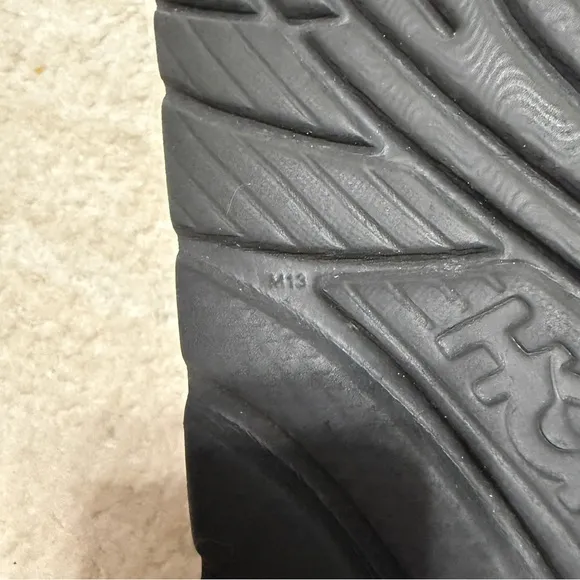 Hoka One One Ora Recovery Flip Flops Men's Size 13 Black Sandals