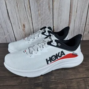 Hoka One One Solimar Lightweight Running Sneaker Men's Sz 9 D White Cosmic Gray