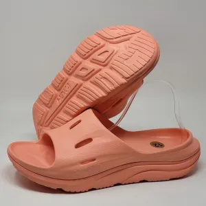 HOKA Ora Recovery Slides 3 Sandals Comfort Papaya Men's Size 12 Women's 14 New