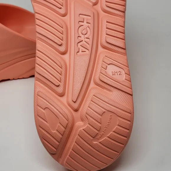 HOKA Ora Recovery Slides 3 Sandals Comfort Papaya Men's Size 12 Women's 14 New