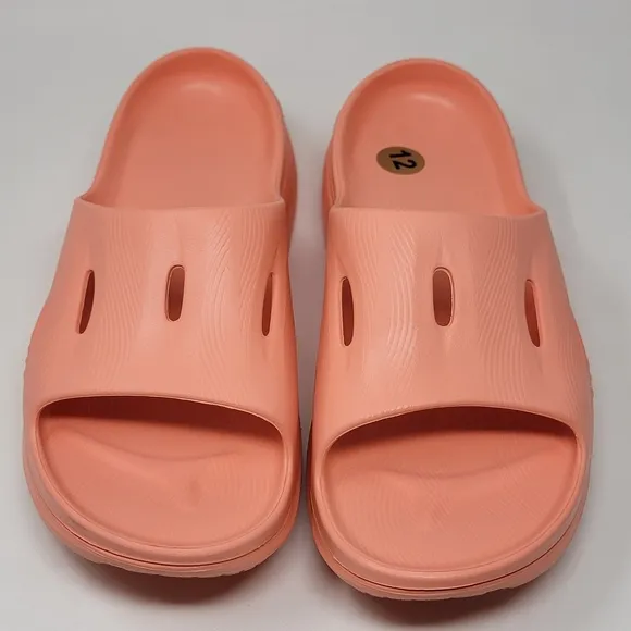 HOKA Ora Recovery Slides 3 Sandals Comfort Papaya Men's Size 12 Women's 14 New