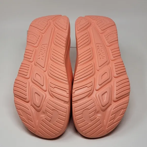 HOKA Ora Recovery Slides 3 Sandals Comfort Papaya Men's Size 12 Women's 14 New