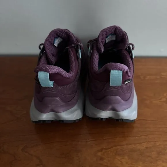 Hoka Shoes Womens 8.5 Grape Wine Kaha 2 Low GTX Waterproof Gortex Vibram Sole