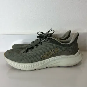 HOKA Solimar Mens Running Shoes Olive Green Lightweight Athletic Size 11
