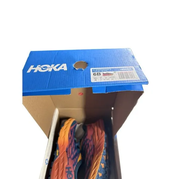 Hoka Women's Running Shoe One Speedgoat 5 Sz 6B Trail Athletic 1123158 BCCML NEW