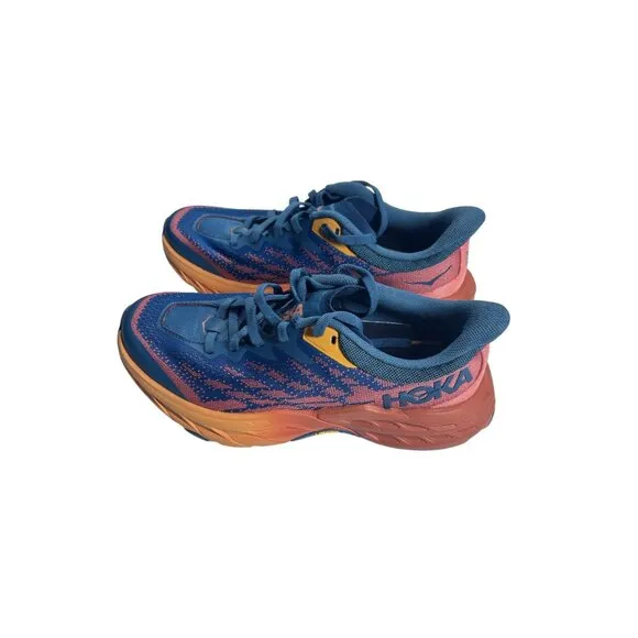 Hoka Women's Running Shoe One Speedgoat 5 Sz 6B Trail Athletic 1123158 BCCML NEW