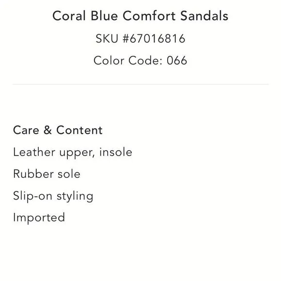 HOST PICK🌷🌹Anthropologie Coral Blue Comfort Sandals-Size 38/7.5