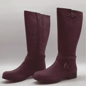 Hotter Purple Women’s Belle Tall Boots -‎ Size 9.5
