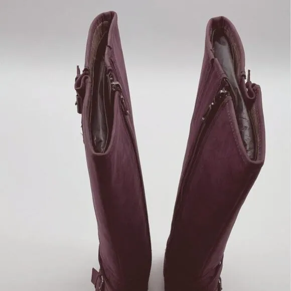 Hotter Purple Women’s Belle Tall Boots -‎ Size 9.5