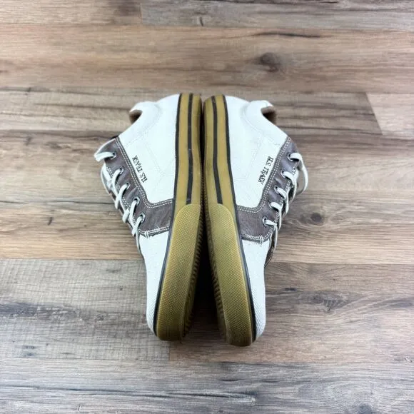 H.S. Trask &amp; Co. Shoes Mens 9M Low Top Sneakers Beige Canvas Round Toe L…
