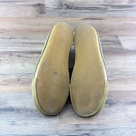 H.S. Trask &amp; Co. Shoes Mens 9M Low Top Sneakers Beige Canvas Round Toe L…