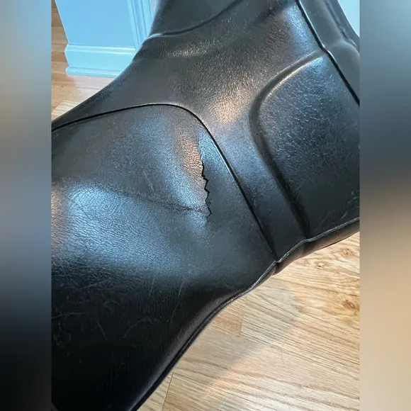 Hunter Black Short Rain Boots Women’s Size 7