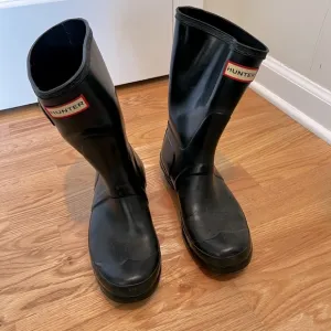 Hunter Black Short Rain Boots Women’s Size 7