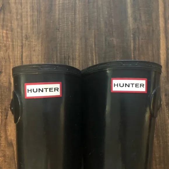 Hunter Boots with Two Pairs of Hunter Boot Socks