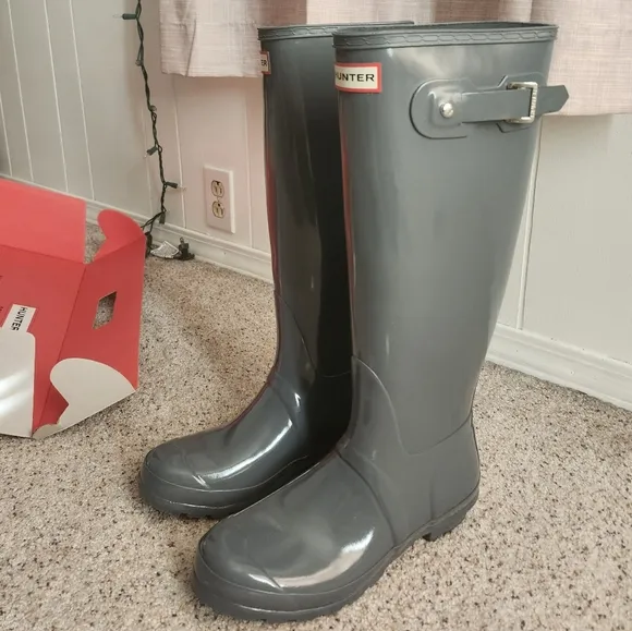 Hunter graphite tall original gloss