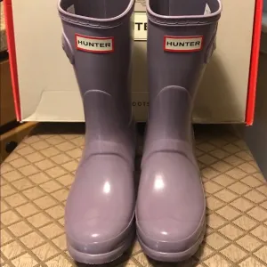 Hunter Original Boots, Size-6 Women’s; Lavender