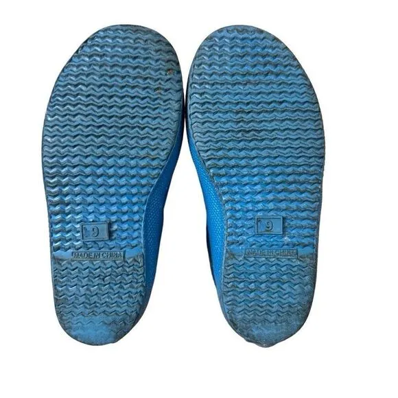 Hunter Original First Classic Starcloud Short Rain Boots Blue Size US 10 Kids