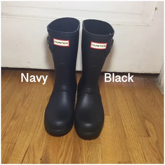 Hunter Original Short Rain Boot - Navy