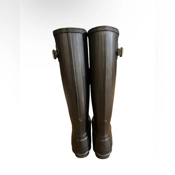 Hunter original tall black rain boots   cleaning set   2 Hunter Boot Socks! SZ 9