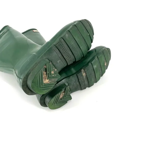 HUNTER Original Tall Green Rubber Rain Boots