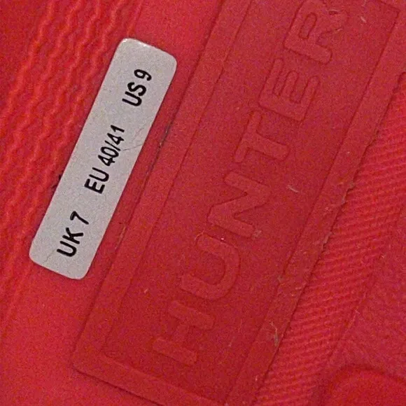 Hunter Original Tall Rain Boots Hyper Pink Size:9  Perfect w/Lilly Pulitzer