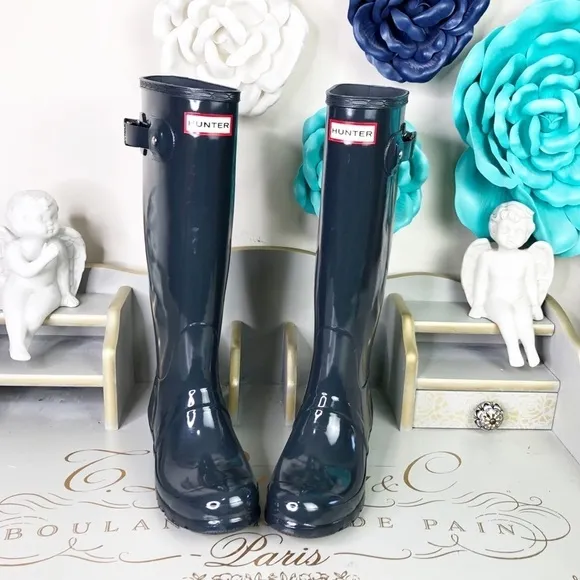 𝅺Hunter original women’s tall glass rain boots