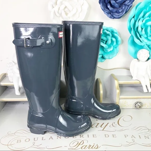 𝅺Hunter original women’s tall glass rain boots