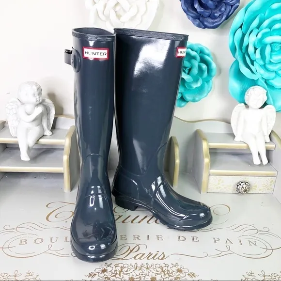 𝅺Hunter original women’s tall glass rain boots