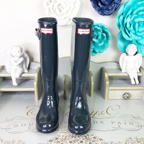 𝅺Hunter original women’s tall glass rain boots