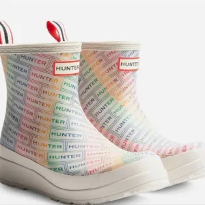 Hunter Play Logo Waterproof Short Boots