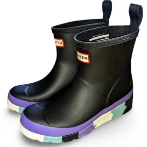 Hunter Play NWOT Short Rain Boots with Striped Soles sz 5 Euro 36​