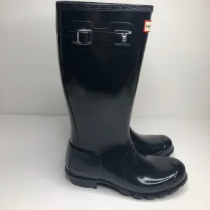 Hunter Tall Original Gloss Black Rain Boots