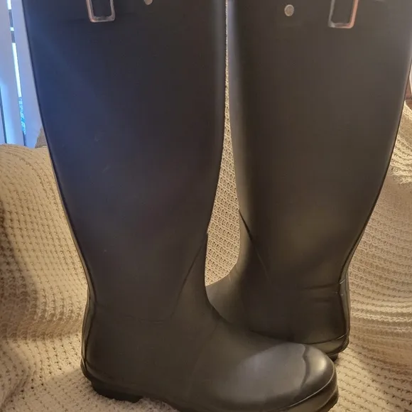 HUNTER TALL RAIN MUD Winter BOOTS.