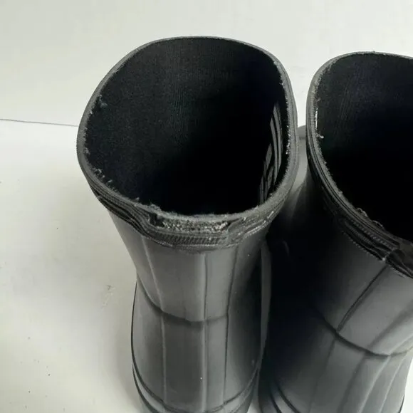Hunter Womens Original Play Boot Short Black Size 7 M