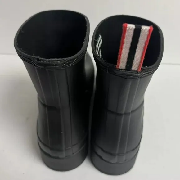Hunter Womens Original Play Boot Short Black Size 7 M