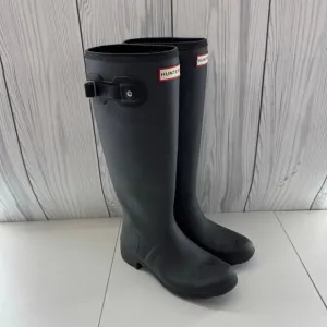 Hunter Women's Original Tall Rain Boots Matte Gray US 9 EU40/41