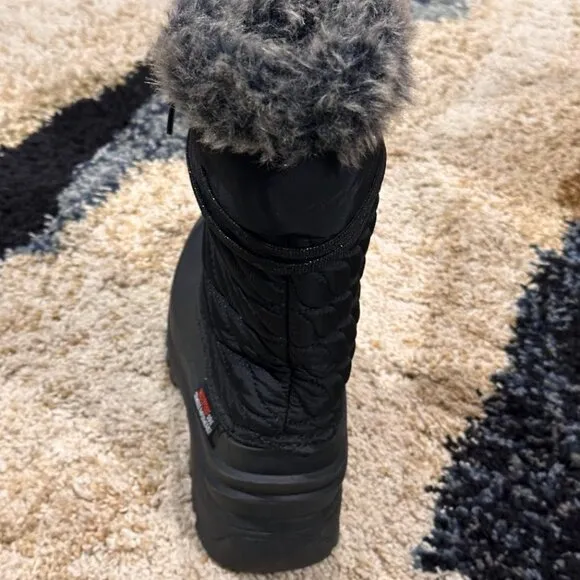 Ice Fields Women's Shirley Black 2 Tall Winter Boots Size 8