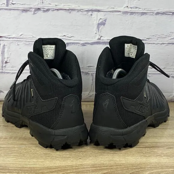 Inov-8 Roclite G 345 GTX Black Hiking Boots Men's 10 Waterproof Gore-Tex Shoes