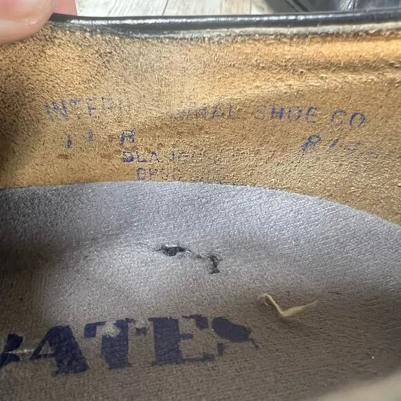 International Shoe company vintage leather‎ Oxford Mens 11
