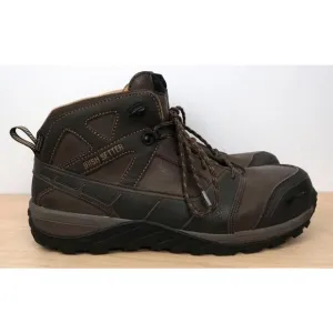 IRISH SETTER Mens Brown Leather Safety Toe Work Hunting Boots Size 9.5