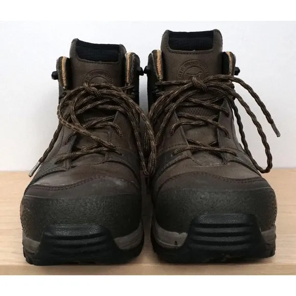 IRISH SETTER Mens Brown Leather Safety Toe Work Hunting Boots Size 9.5