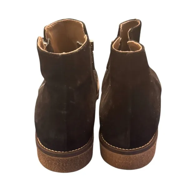 italeau Blck Leather Chukka/Booties Foliana Waterproof Made In Italy SZ 40 | EUC