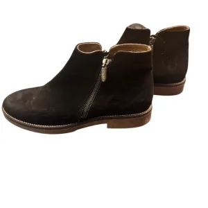 italeau Blck Leather Chukka/Booties Foliana Waterproof Made In Italy SZ 40 | EUC