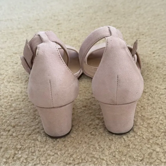J. Crew Laila and Navy Suede Wedges Sandals