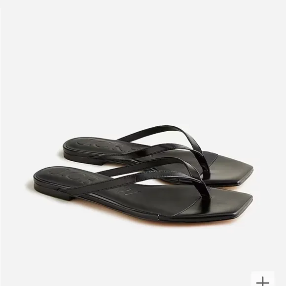 J Crew New Capri thong sandals in leather BX889