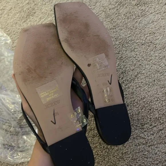 J Crew New Capri thong sandals in leather BX889