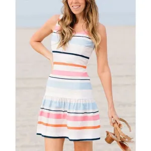 J. McLaughlin Women's‎ Striped dress Size  8 Multicolor