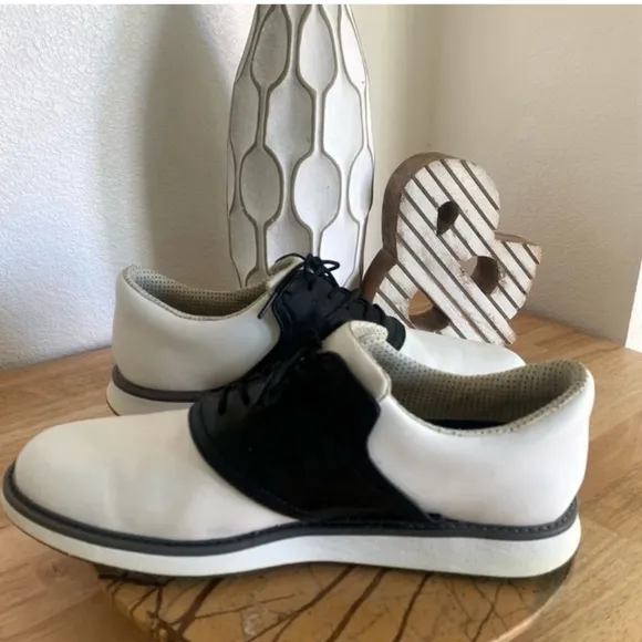 Jack Grace Innovator 1.0 Golf Slip on White Black Shoes Size 10W