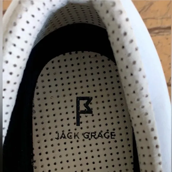 Jack Grace Innovator 1.0 Golf Slip on White Black Shoes Size 10W